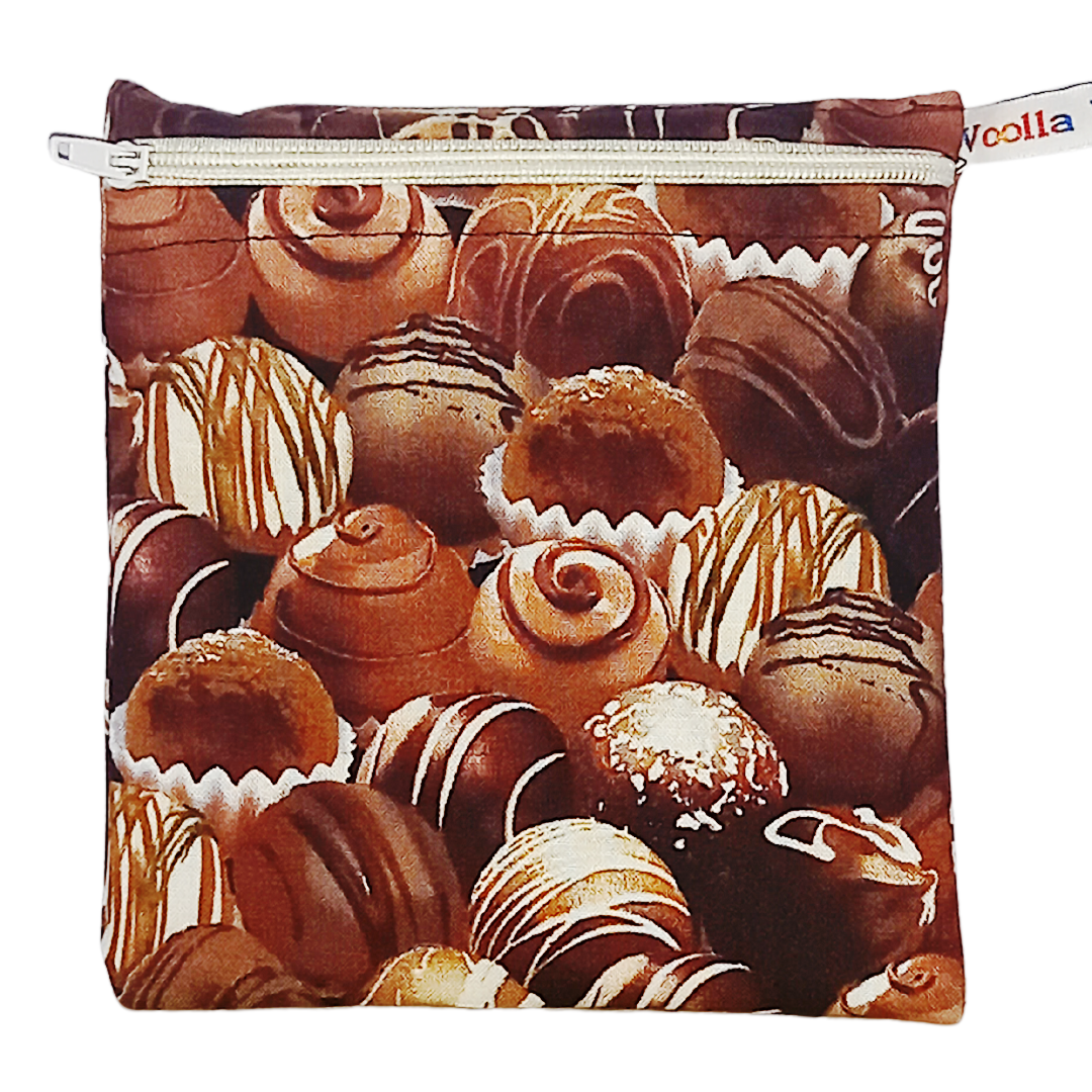 Chocolates - Small Poppins Pouch Washable Snack Bag
