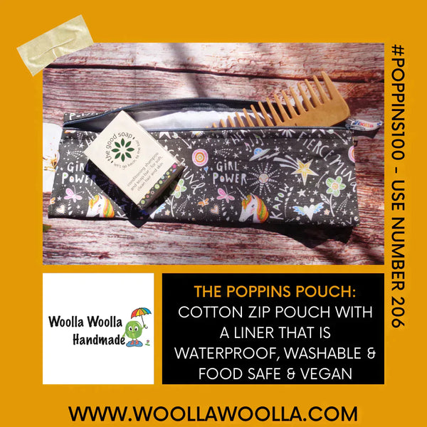 Autumn Polka Dot -  Reusable Straw Cutlery Chopstick Utensil Poppins Pouch