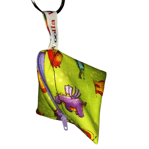 Cute Monsters - Tri-Keyring Snack Poppins Pouch