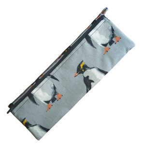 Artic Penguin - XL  Straw/Cutlery/Chopstick Poppins Pouch