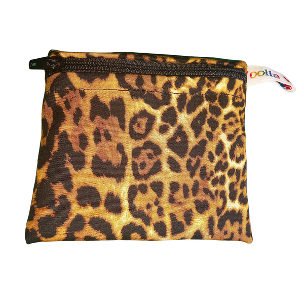 Lynx Animal Print - Snack Bag - Small Pippins Waterproof Pouch for Food, Makeup and more, Eco-Friendly and Washable Lunch, Travel, and Storage