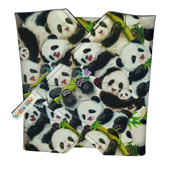 Washable Reusable Sandwich Wrap  - Vegan - Panda Panda