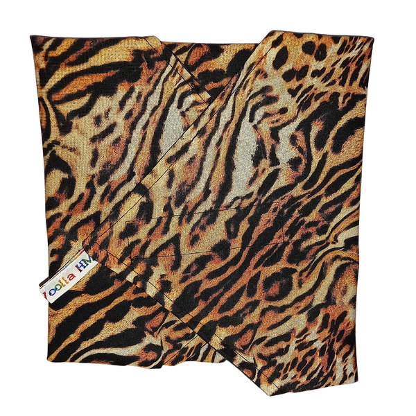Washable Reusable Sandwich Wrap  - Vegan - Tiger Animal Print