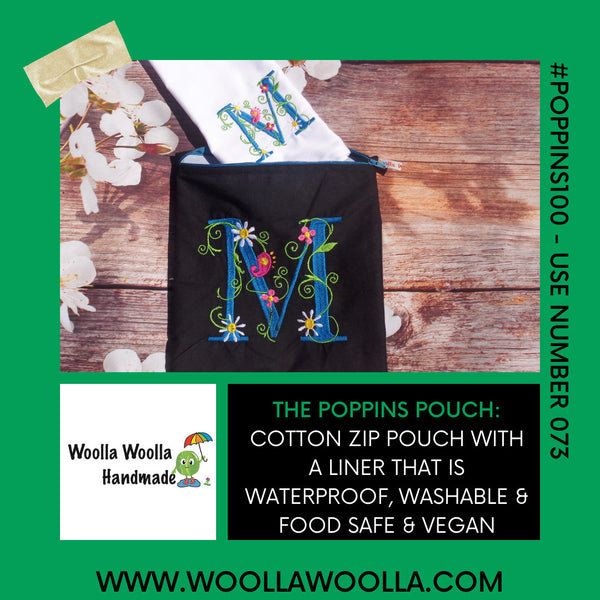 Reusable Sandwich Medium Pouch Eco-Friendly Waterproof Snack Bag, Fabric Zip Pouch for Food, Baked Goods, Everyday Whippet Greyhound Dog