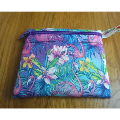 Snack Bag, Pouch for Food, Organise, Store, Protect, Eco-Friendly and Washable Lunch, Travel, and Storage - Flamboyance of Flamingos