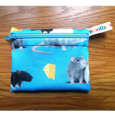 Snack Bag, Pouch for Food, Organise, Store, Protect, Eco-Friendly and Washable Lunch, Travel, and Storage - Rat N Cheese