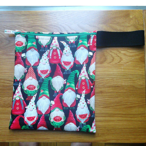 Washable Lunch Bag, Travel Toiletry Bag, School Lunch Box, Reusable Lunch Bag, Travel Makeup Bag, Reusable Wipe, Gym Bag  Watermelon Gnome