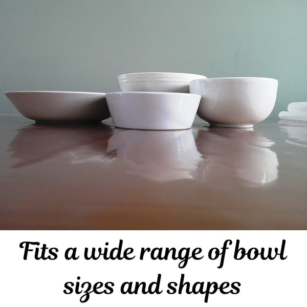 Microwave Bowl Cozy 100% Cotton, Reversible, Microwave-Safe Bowl Holder, Machine Washable Hot Pad, Handmade Kitchen Gift, Tiny Penguins