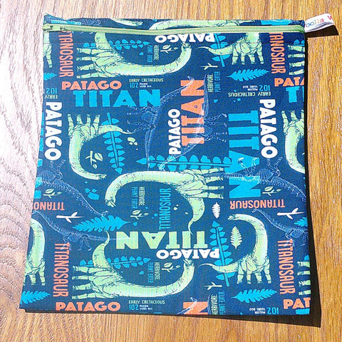 Large Reusable Poppins Pouch: Eco-Friendly Waterproof Zip Bag