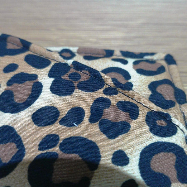 Handmade Cotton Glasses Case, Padded Eyewear Sleeve for Spectacles or Sunglasses, Eco-Friendly Gift, Soft Eyeglass Pouch Black Cats
