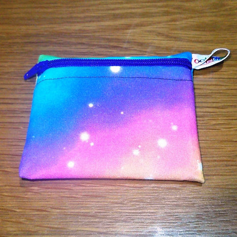 Galaxy Drift Snack Pouch: Reusable Waterproof Zip Bag