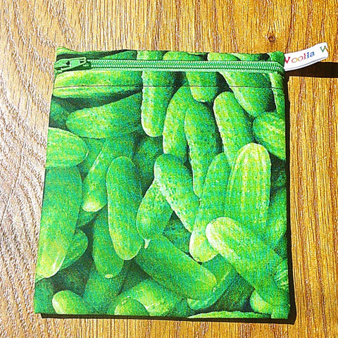 Reusable Snack Pouch: Waterproof Eco-Friendly Fabric Zip Bag