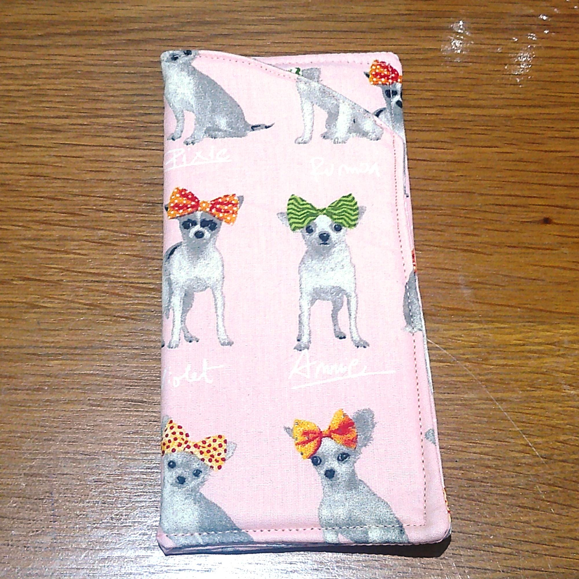 Handmade Cotton Glasses Case, Padded Eyewear Sleeve for Spectacles or Sunglasses, Eco-Friendly Gift, Soft Eyeglass Pouch Chihuahua