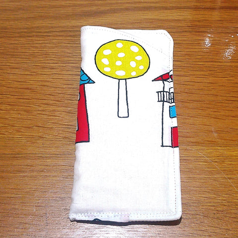 Handmade Cotton Glasses Case, Padded Eyewear Sleeve for Spectacles or Sunglasses, Eco-Friendly Gift, Soft Eyeglass Pouch Childs Play Tree
