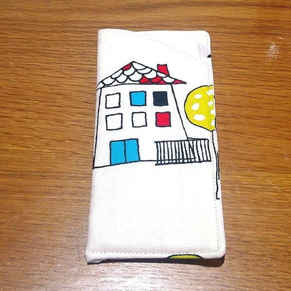 Handmade Cotton Glasses Case, Padded Eyewear Sleeve for Spectacles or Sunglasses, Eco-Friendly Gift, Soft Eyeglass Pouch Childs Play House