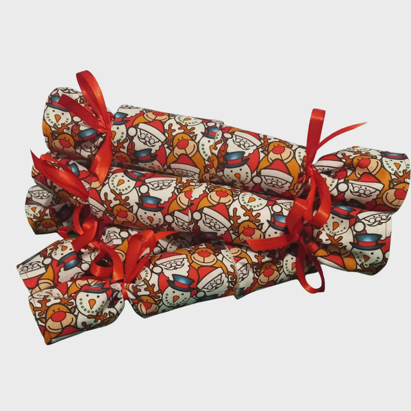Reusable Christmas Cracker, Eco Friendly Sustainable Festive Table Decor, Refillable Zero Waste Holiday Gift Idea - Festive Friends