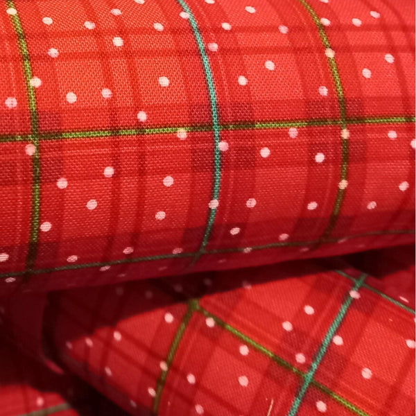 Reusable Christmas Cracker, Eco Friendly Sustainable Festive Table Decor, Refillable Zero Waste Holiday Gift Idea - Tartan Snow