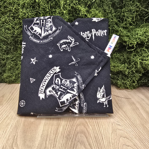 Reusable Sandwich Wrap, Wax Wrap Alternative Vegan Sustainable Sandwiches -Eco Zero Waste Hook & Loop Fastener - Crest Of Magic