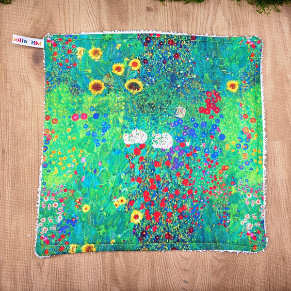 Face Flannel, Towel backed cloth, Wash Cloth, UnPaper Towel, Face Wipe, Makeup Remover, Eco Friendly, Plastic Free Garden impression