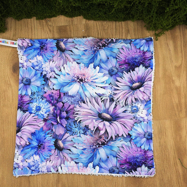 Face Flannel, Towel backed cloth, Wash Cloth, UnPaper Towel, Face Wipe, Makeup Remover, Eco Friendly, Plastic Free - Dawn Blooms