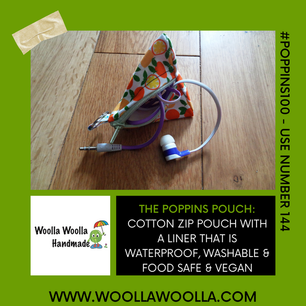 Jewelled Jungle - Tri-Keyring Snack Poppins Pouch