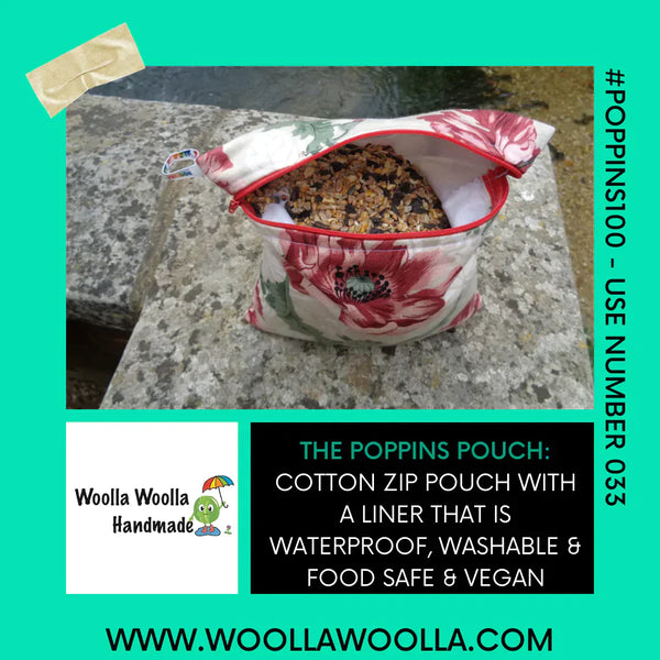 Gardening Wellingtons -  Handy Poppins Pouch Washable Lunch Bag