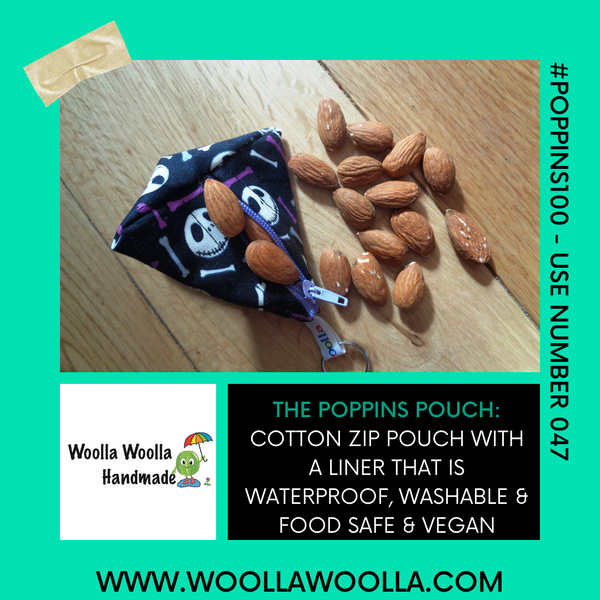 Holly String - Tri-Keyring Snack Poppins Pouch