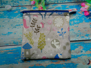 Fairy Unicorn House - Small Poppins Pouch Washable Snack Bag