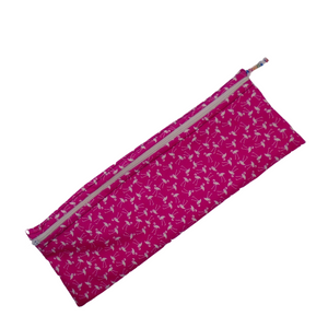 Pink Flamingo - XL  Straw/Cutlery/Chopstick Poppins Pouch