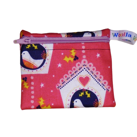 Birdhouse - Pippins Poppins Pouch Snack Pouch, Coin Purse, Ear Bud Case