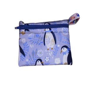 Penguin - Pippins Poppins Pouch Snack Pouch, Coin Purse, Ear Bud Case