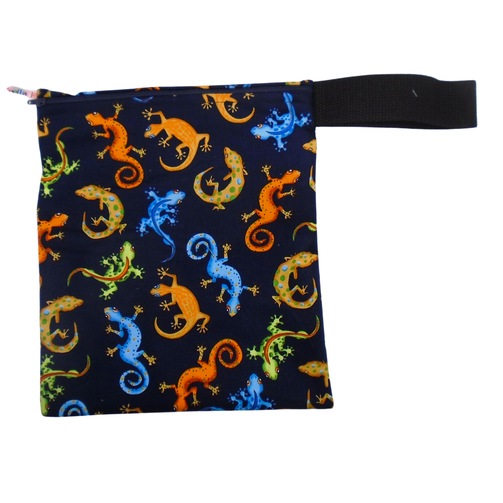 Navy Gecko -  Handy Poppins Pouch Washable Lunch Bag