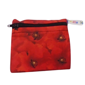 Real Poppy - Pippins Poppins Pouch Snack Pouch, Coin Purse, Ear Bud Case