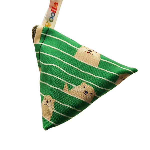 Otter Stripe - Tri-Keyring Snack Poppins Pouch