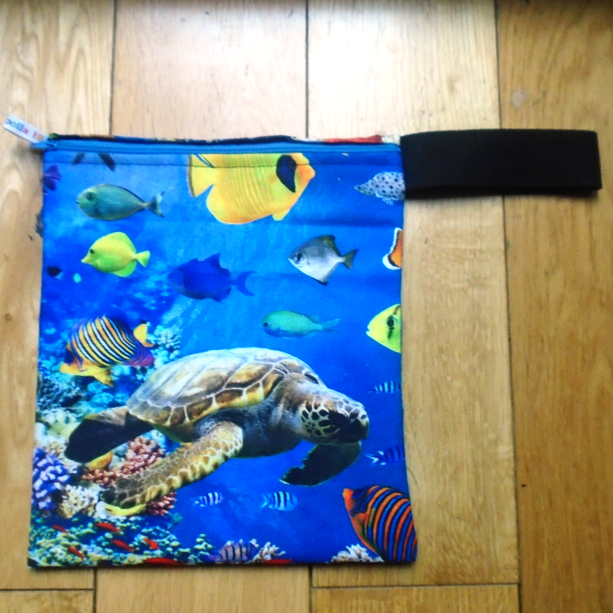Under The Ocean 1 -  Handy Poppins Pouch Washable Lunch Bag
