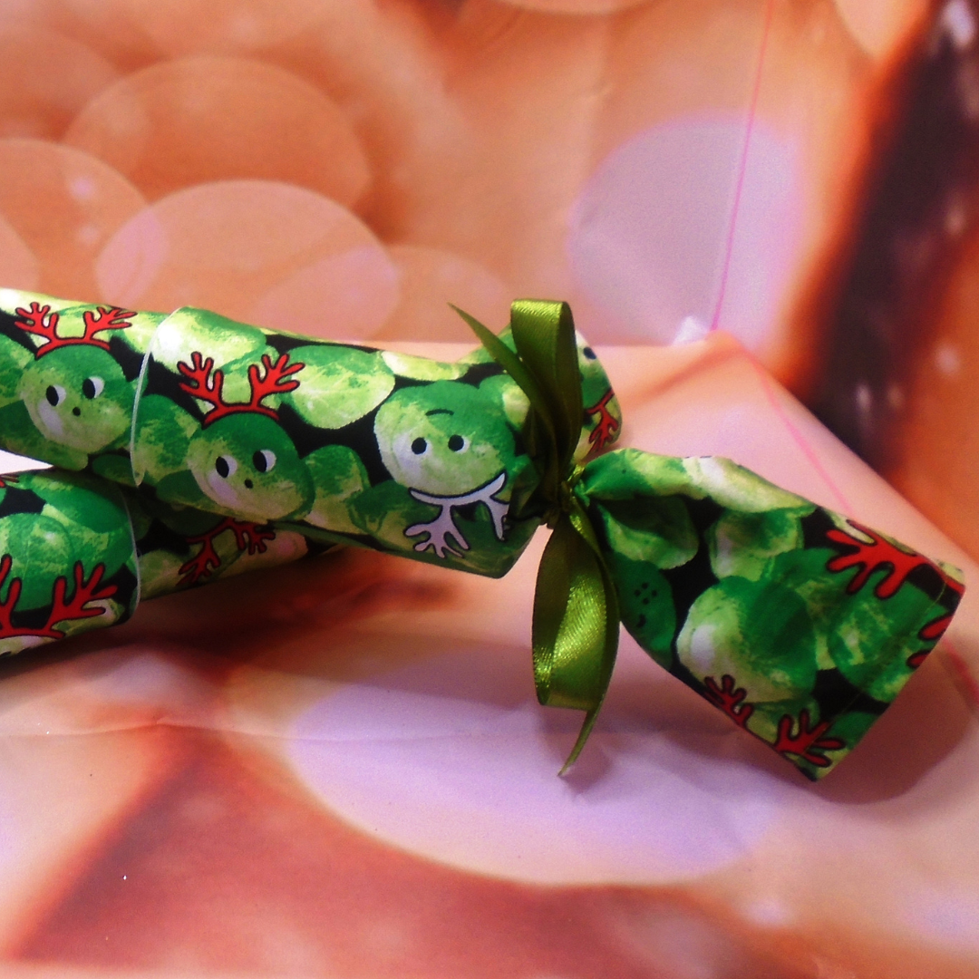 Festive Sprouts Fabric Reusable Christmas Cracker Pullable Eco Friendly Crackers Zero Waste
